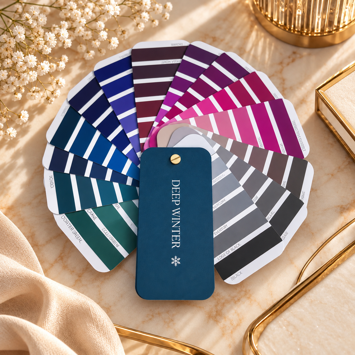 Deep Winter Swatches