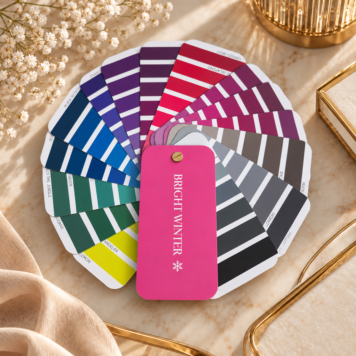 Bright Winter Swatches
